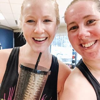 Making friendship work shouldn’t be work and if you really want to see each other you make it happen, like joining your friends Zumba class and she tries to kill you with her smooth latin moves ;). Notice her nice glow and my resemblance of a tomato?!